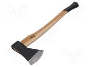 Axe; carbon steel; 710mm; wood (hickory); 1.4kg YATO