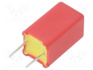 Capacitor: polyester; 2.2uF; 40VAC; 63VDC; 5mm; ±10%; 7.2x7.2x13mm WIMA