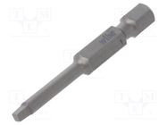 Screwdriver bit; square; #1; Overall len: 50mm; PROFESSIONAL WIHA