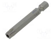 Screwdriver bit; Torx® with protection; T40H; Overall len: 50mm WIHA