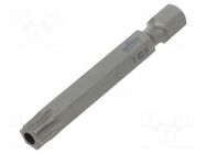 Screwdriver bit; Torx® with protection; T40H; 1/4"; PROFESSIONAL WIHA