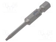 Screwdriver bit; Torx® with protection; T7H; Overall len: 50mm WIHA