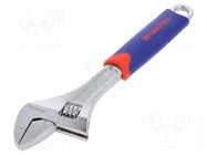 Wrench; adjustable; Overall len: 300mm Workpro