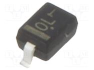 Diode: Zener; 0.3W; 10V; SMD; reel,tape; SOD323; single diode ONSEMI