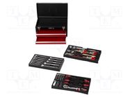 Kit: general purpose; toolbox; 80pcs. YATO