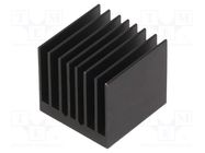 Heatsink: extruded; grilled; BGA; black; L: 27mm; W: 27mm; H: 24.5mm Advanced Thermal Solutions