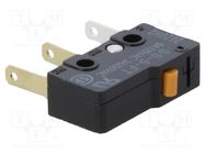 Microswitch SNAP ACTION; 3A/250VAC; without lever; SPDT; ON-(ON) OMRON Electronic Components