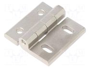Hinge; Width: 45mm; stainless steel; H: 45mm; without regulation ELESA+GANTER