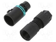 Connector: AC supply; screw terminal; male; TH381; 7÷8mm; 400V TECHNO