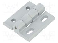 Hinge; Width: 40mm; cast zinc; H: 45mm; without regulation ELESA+GANTER