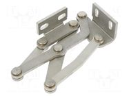 Hinge; stainless steel; 60mm; left,pivoting ELESA+GANTER