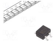 Bridge rectifier: single-phase; Urmax: 600V; If: 0.8A; Ifsm: 35A TAIWAN SEMICONDUCTOR