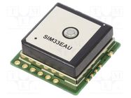 Module: GPS/QZSS; ±2.5m; GPS; -165dBm; 2.8÷4.3VDC; 9600bps; ±0.1m/s SIMCOM