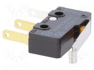 Microswitch SNAP ACTION; 0.1A/125VAC; SPDT; ON-(ON); Pos: 2; SS OMRON Electronic Components