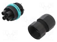 Connector: AC supply; screw terminal; female; TH387; 7÷12mm; 450V TECHNO