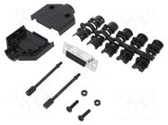 Connector: D-Sub; PIN: 15; female; straight; soldering; for cable AMPHENOL COMMUNICATIONS SOLUTIONS