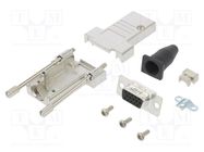 D-Sub HD; PIN: 15; female; straight; soldering; for cable; UNC 4-40 Amphenol Communications Solutions