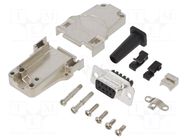 Connector: D-Sub; PIN: 9; female; straight; screw terminal AMPHENOL COMMUNICATIONS SOLUTIONS