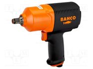 Wrench; impact; pneumatic; 786Nm; Mounting: 1/2"; 6.3bar; 113l/min BAHCO