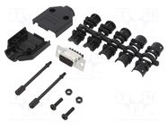 Connector: D-Sub; PIN: 9; female; straight; screw terminal AMPHENOL COMMUNICATIONS SOLUTIONS