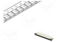 Connector: FFC/FPC; horizontal; PIN: 20; ZIF; SMT; tinned; 30mΩ; 1mm 