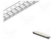 Connector: FFC/FPC; horizontal; PIN: 22; ZIF; SMT; tinned; 30mΩ; 1mm 