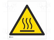 Safety sign; warning; self-adhesive folie; W: 200mm; H: 300mm ANRO