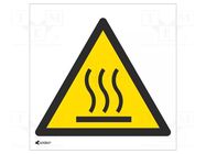 Safety sign; warning; self-adhesive folie; W: 200mm; H: 300mm ANRO