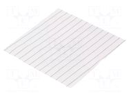 Cleaning cloth: cloth; ESD; 400pcs; polyester; cleanroom; L: 101mm STATICTEC