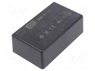 Converter: AC/DC; 85W; Uin: 80÷305VAC,113÷431VDC; Uout: 15VDC; PCB MEAN WELL