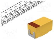 Capacitor: tantalum-polymer; low ESR; 10uF; 6.3VDC; A; 1206; TCJ KYOCERA AVX