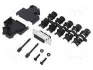Connector: D-Sub; PIN: 15; female; angled 45°; screw terminal AMPHENOL COMMUNICATIONS SOLUTIONS