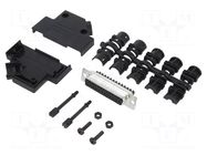 Connector: D-Sub; PIN: 25; female; straight; screw terminal AMPHENOL COMMUNICATIONS SOLUTIONS