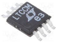 IC: operational amplifier; 50MHz; 2.8÷6V; Ch: 2; MSOP8; IB: 75pA Analog Devices