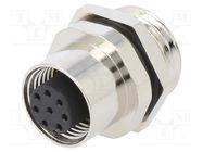 Connector: M12; socket; PIN: 8; female; A code-DeviceNet / CANopen ATTEND