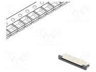 Connector: FFC/FPC; horizontal; PIN: 14; ZIF; SMT; tinned; 30mΩ; 1mm CONNFLY