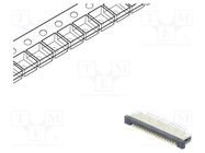 Connector: FFC/FPC; horizontal; PIN: 16; ZIF; SMT; tinned; 30mΩ; 1mm CONNFLY