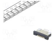 Connector: FFC/FPC; horizontal; PIN: 4; ZIF; SMT; tinned; 30mΩ; 1mm CONNFLY