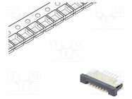 Connector: FFC/FPC; horizontal; PIN: 6; ZIF; SMT; tinned; 30mΩ; 1mm 