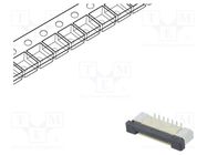 Connector: FFC/FPC; vertical; PIN: 14; ZIF; SMT; 500mA; tinned; 30mΩ 