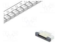 Connector: FFC/FPC; horizontal; PIN: 10; ZIF; SMT; 500mA; tinned CONNFLY