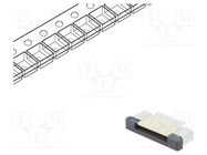 Connector: FFC/FPC; horizontal; PIN: 12; ZIF; SMT; 500mA; tinned 