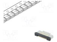 Connector: FFC/FPC; horizontal; PIN: 12; ZIF; SMT; 500mA; tinned 