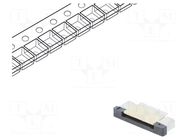 Connector: FFC/FPC; tinned; SMT; 500mA; 50V; PIN: 14; 500um; ZIF; 30mΩ CONNFLY