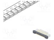 Connector: FFC/FPC; horizontal; PIN: 16; ZIF; SMT; 500mA; tinned CONNFLY