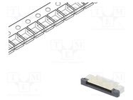 Connector: FFC/FPC; horizontal; PIN: 18; ZIF; SMT; 500mA; tinned CONNFLY