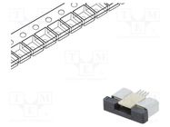 Connector: FFC/FPC; horizontal; PIN: 4; ZIF; SMT; 500mA; tinned; 30mΩ CONNFLY