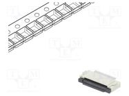 Connector: FFC/FPC; horizontal; PIN: 16; ZIF; SMT; 500mA; tinned 