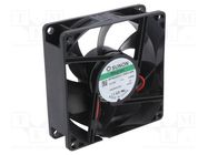 Fan: DC; axial; 24VDC; 80x80x25mm; 56.06m3/h; 28dBA; Vapo; 2600rpm SUNON