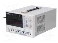 Power supply: programmable laboratory; Ch: 4; 0÷30VDC; 0÷3A; 0÷3A GW INSTEK